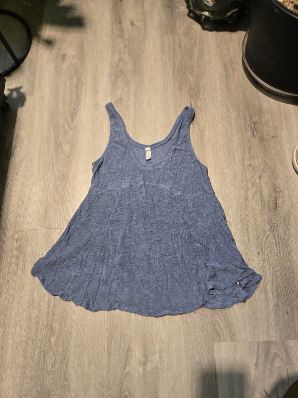 Free People Intimately Women's Blue Scoop Neck Tank Top